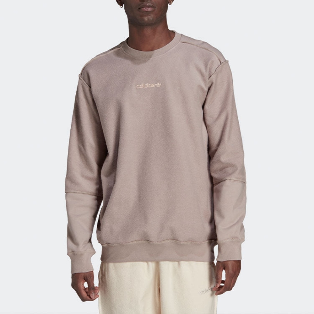 adidas Men's originals Solid Color Round Neck Pullover - Size M - NEW WITH TAGS